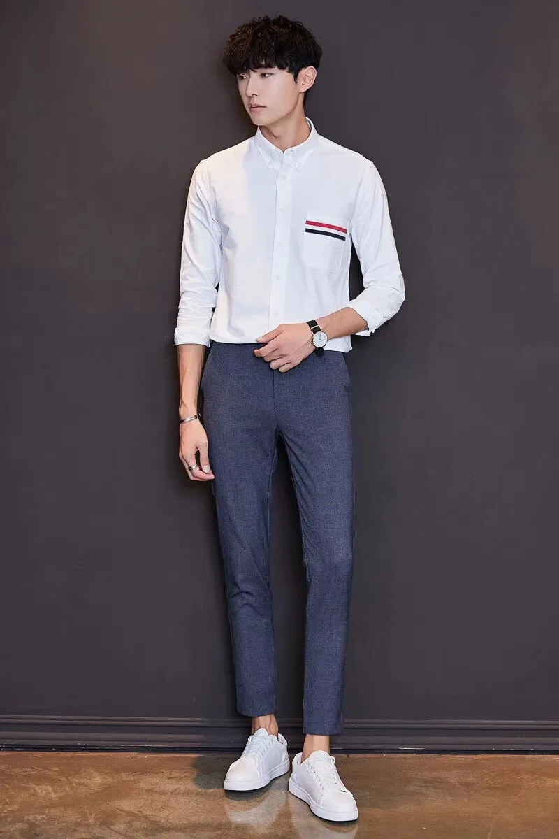 ：968（TB In Stock） THOM BROWNE .TBClassic Classic Authentic Quality + Same Style ：White ：0/1/2/3/4